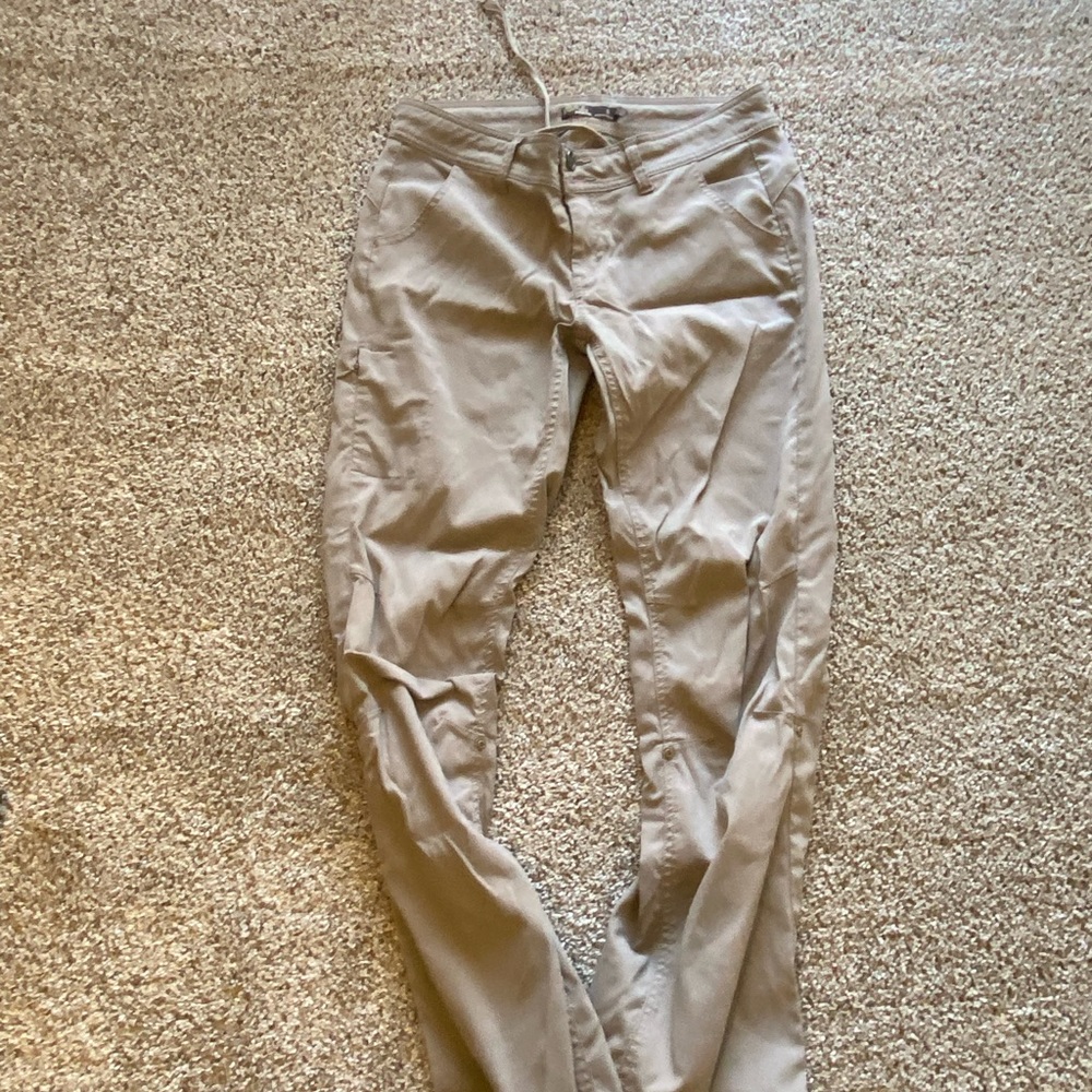 Prana hiking pants khaki size 6